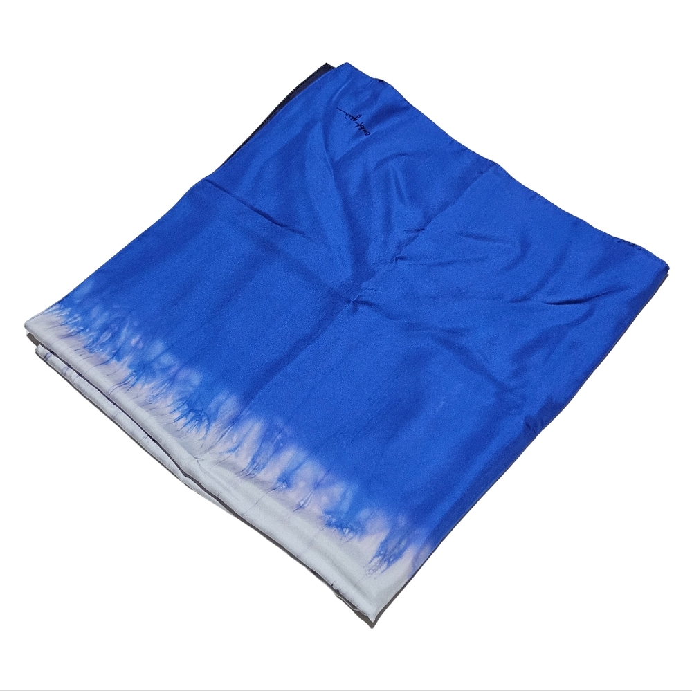 Cult Gaia Scarf Glacier Aspen 100% Silk Vacation Square Scarf Tie Dye Summer - Picture 4 of 7